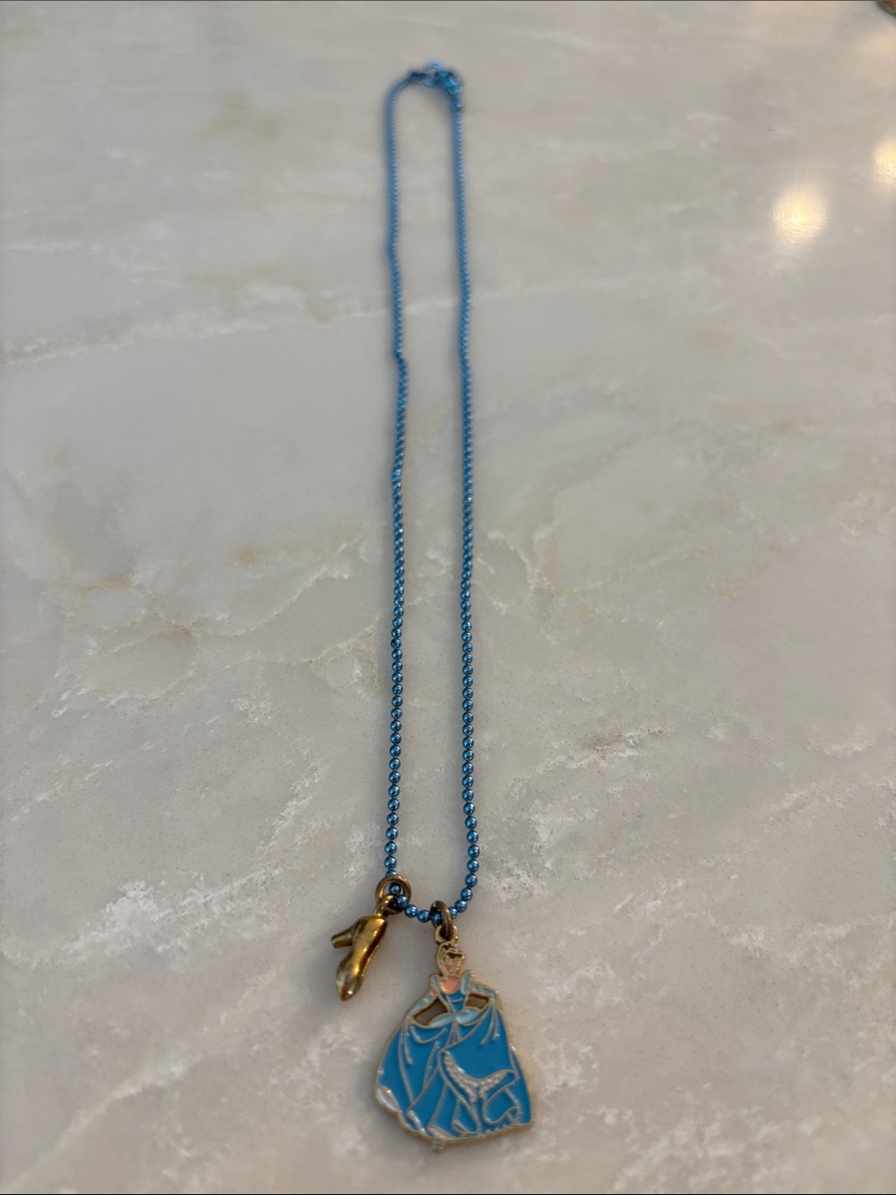 Disney Cinderella with Shoe Charm Necklace